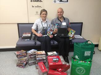 2012 Handover of DVDs for the RAH